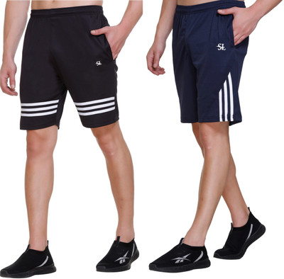 Basis Solid Men Multicolor Regular Shorts