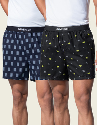 Damensch Cotton Back Pocket Printed Men Boxer