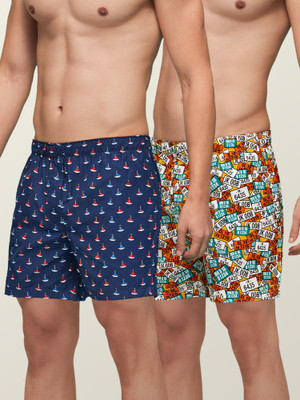 XYXX Remix IntelliEaze Super Combed Cotton Printed Printed Men Boxer