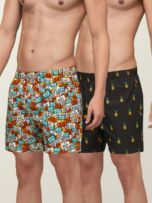 XYXX Remix IntelliEaze Super Combed Cotton Printed Printed Men Boxer