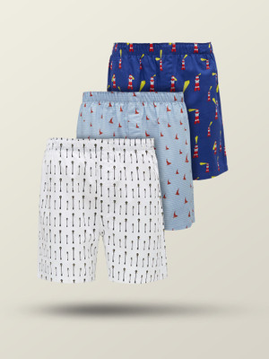 XYXX Remix IntelliEaze Super Combed Cotton Printed Printed Men Boxer