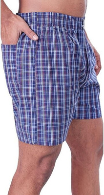 24 Street Checkered Men Boxer