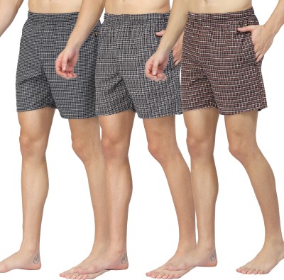 Shyam Sons FLAIR Checkered Men Boxer