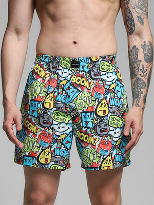 JACK & JONES Graphic Print Men Boxer