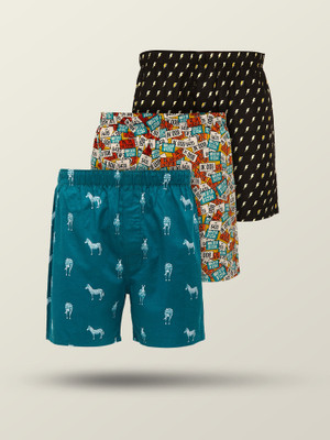 XYXX Remix IntelliEaze Super Combed Cotton Printed Printed Men Boxer