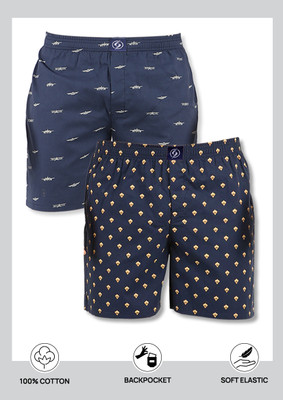 SUPERSQUAD Printed, Self Design Men Boxer