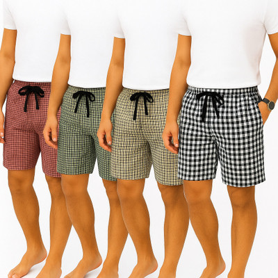 Belvine Checkered Men Boxer