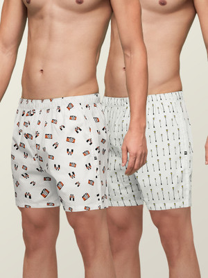 XYXX Remix IntelliEaze Super Combed Cotton Printed Printed Men Boxer