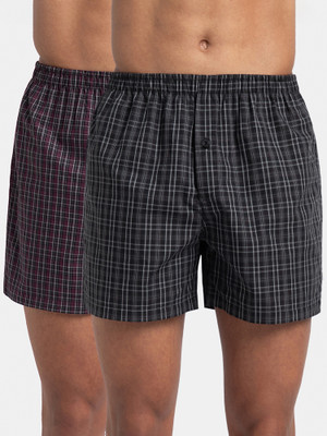 JOCKEY 8222 Checkered Men Boxer