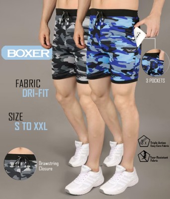Chrome & Coral Printed Men Boxer