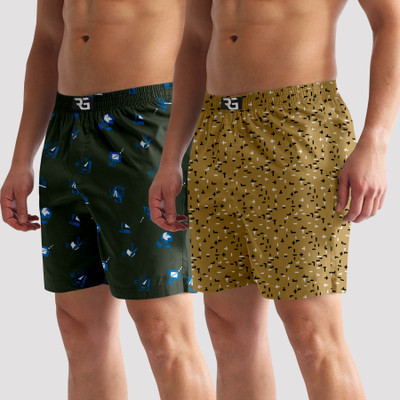 HIYAFAB Printed Men Boxer