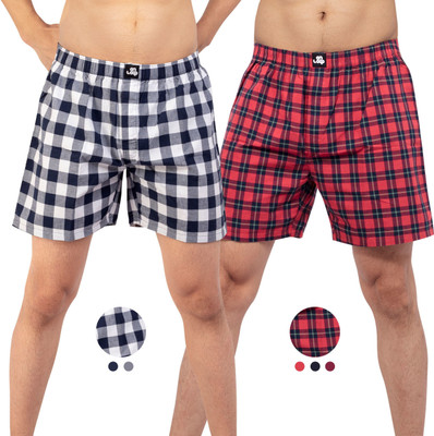 On Loop Checkered Men Boxer
