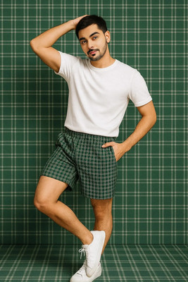 Qtsy Checkered Men Boxer