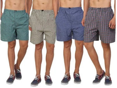 HF Right Checkered Men Boxer