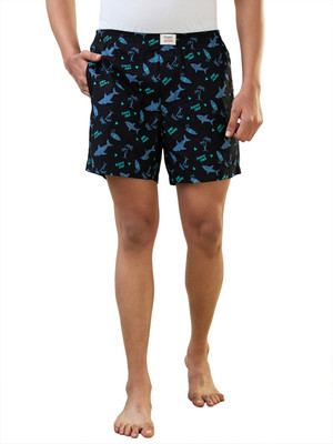 SLEEPZ BY RAYMOND Printed Men Boxer