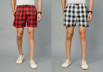 RENOUX Checkered Men Boxer