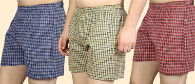 ZOBOY Checkered Men Boxer