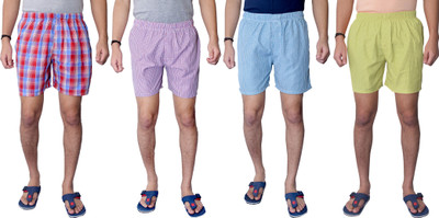 Kundan Checkered Men Boxer