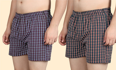 ZOBOY Checkered Men Boxer
