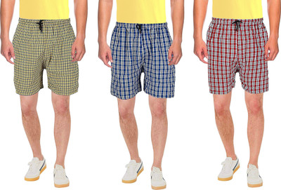 KRISHAN GOPAL COLLECTION Checkered Men Boxer