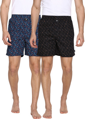 VAN HEUSEN Allover Print And Side Pocket Printed Men Boxer