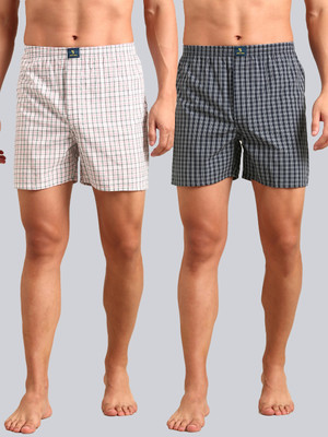 JOVEN Checkered Men Boxer