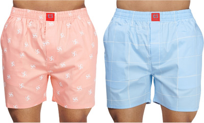 Athline Striped, Geometric Print Men Boxer