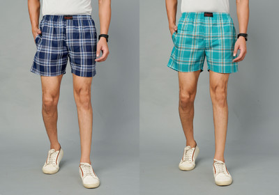 BlackLilly Checkered Men Boxer