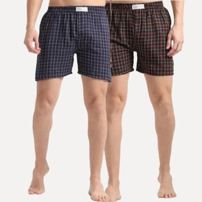 HETIERS Checkered Men Boxer