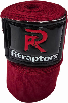 FITRAPTORS Cotton Hand Wrap with Thumb Loop Boxing Hand Wrap(300 cm)