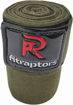 FITRAPTORS Cotton Hand Wrap with Thumb Loop Boxing Hand Wrap(300 cm)