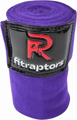FITRAPTORS Cotton Hand Wrap with Thumb Loop Boxing Hand Wrap(300 cm)