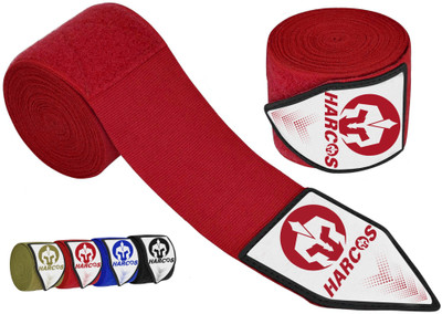 HARCOS Breathable Boxing Hand Wrap Elasticated Thumb Loop Mitts Straps Wrist Protection Boxing Hand Wrap(108 inch)