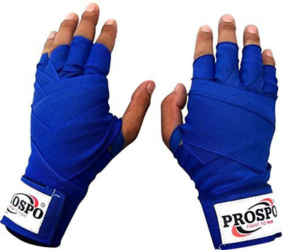 PROSPO Mexican Boxing Hand Wraps, Stretch wrap, Hand Wraps -180 inch(4.5 Meter, Blue) Boxing Hand Wrap(180 inch)
