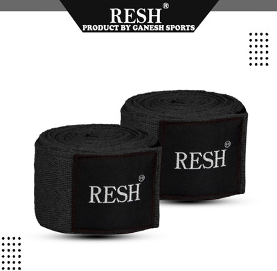 RESH (Black) Indian Professional Boxing Hand Wrap(120 inch)