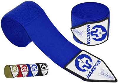 HARCOS Breathable Boxing Hand Wrap Elasticated Thumb Loop Mitts Straps Wrist Protection Boxing Hand Wrap(180 inch)