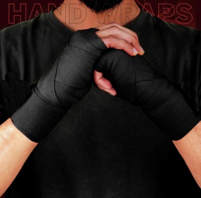 Sterling Canvas Boxing Hand Wraps, 108-inch Black Boxing Hand Wrap Men & Women(Multicolor, Pack of 1)