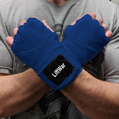 LiftWar boxing hand wraps blue 300cm Boxing Hand Wrap(300 cm)