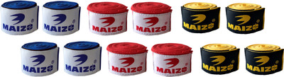 MAIZO MHW 108 2 Blue 2 Red 2 Yellow Red, Blue, Yellow Boxing Hand Wrap(Red, Blue, Yellow, 108 inch)