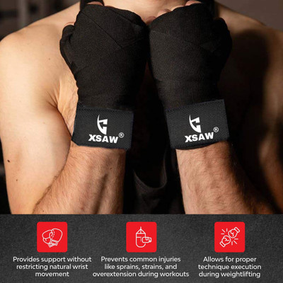 ONE LIFEN Boxing Hand Wraps 110 inch Cotton Boxing Hand Wrap(110 inch)