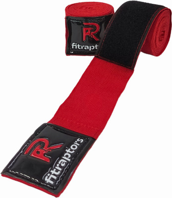 FITRAPTORS Boxing Hand Wrap with Thumb Loop AND Velcro for Better Stability and Grip Boxing Hand Wrap(450 cm)