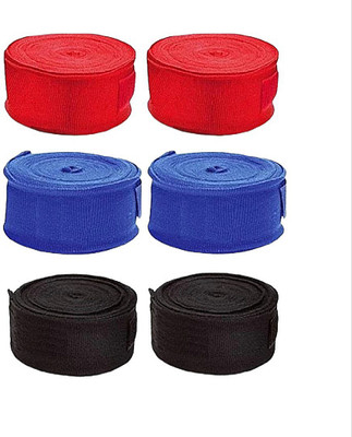 Omspo Boxing hand wrap 120 inches black,blue,red Boxing Hand Wrap(300 cm)