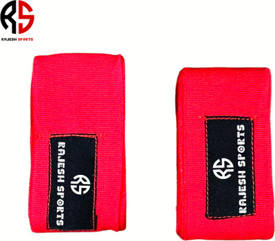 RAJESH SPORTS Stretchable Boxing Hand Bandages, 4.5 Meter Red Boxing Hand Wrap(Red, 130 inch)