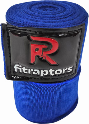 FITRAPTORS Cotton Boxing Hand Wrap with Thumb Loop Boxing Hand Wrap(300 cm)