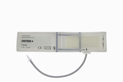 Alexera Disposable Nibp Cuff Neonatal Single Tube Size 4 White (07 TO 13CM) Bp Monitor Cuff