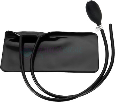 AMAZECARE BP Bladder Rubber Bag with Bulb and Valve B.P Deluxe Black Armlet Bp Monitor Cuff
