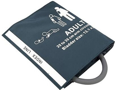 MediTools Reusable NIBP Adult Cuff With Single Tube Size 25-35 Cm Compatible C4 Bp Monitor Cuff
