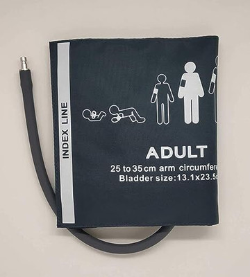 Cityhealth Reusable NIBP Adult Cuff with Single Tube Size 25-35 cm Bp Monitor Cuff