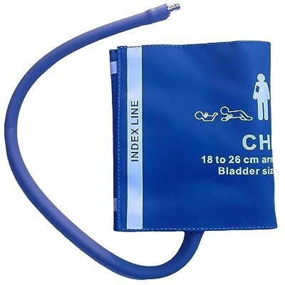 Alexera Reusable NIBP Cuff With Single Tube Connector For Child (18 to 26 CM) Bp Monitor Cuff