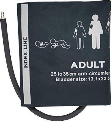 mediearth NIBP Cuff Adult with Single Tube Compatible for all types of monitor Bp Monito Bp Monitor Cuff